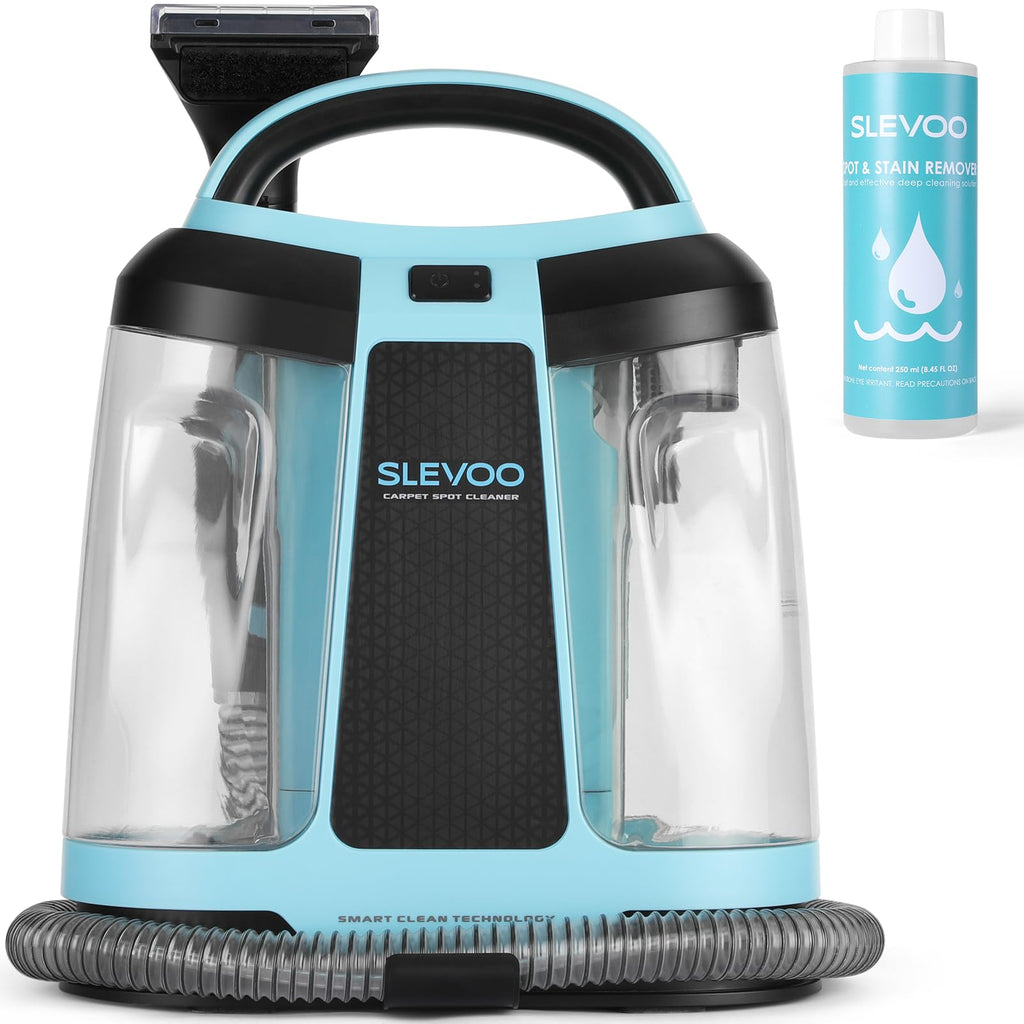 Portable Carpet & Upholstery Cleaner Machine, 450W, Strong Suction (Blue)