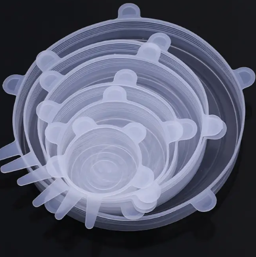 6pcs Silicone Stretchable Food Preservation Covers