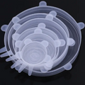6pcs Silicone Stretchable Food Preservation Covers