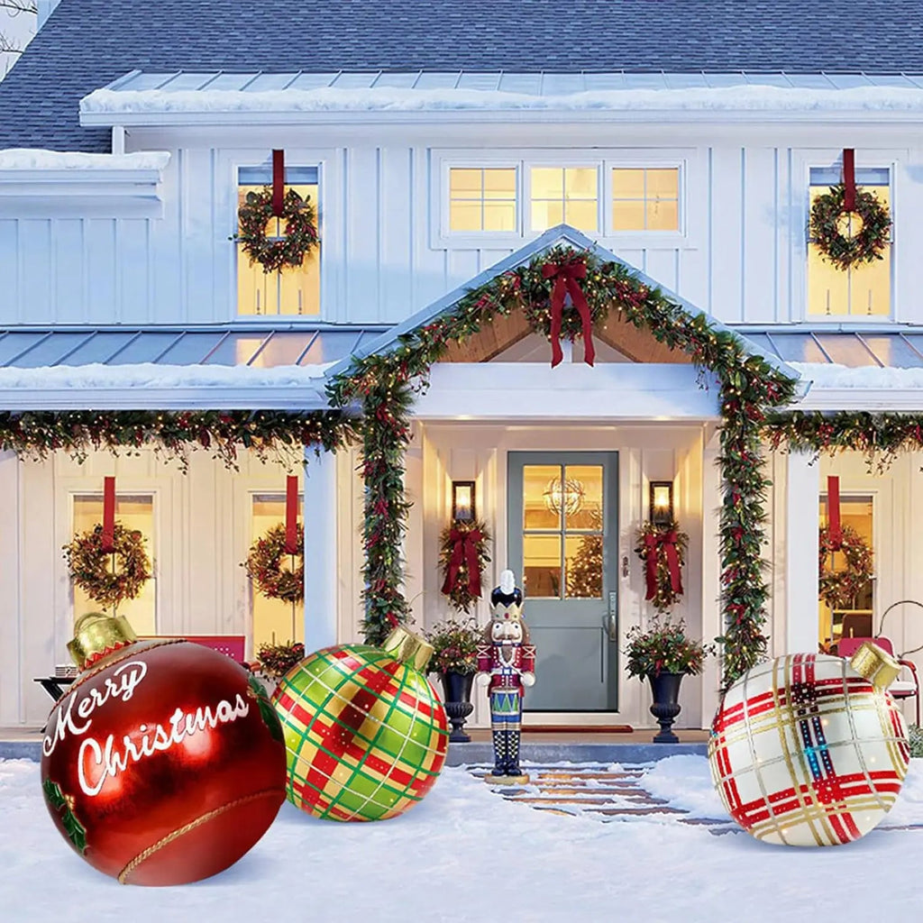60cm Outdoor Christmas Inflatable Decorated Ball