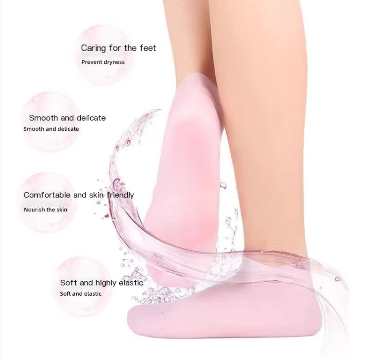 Silicone Moisturizing Gloves and Socks Set