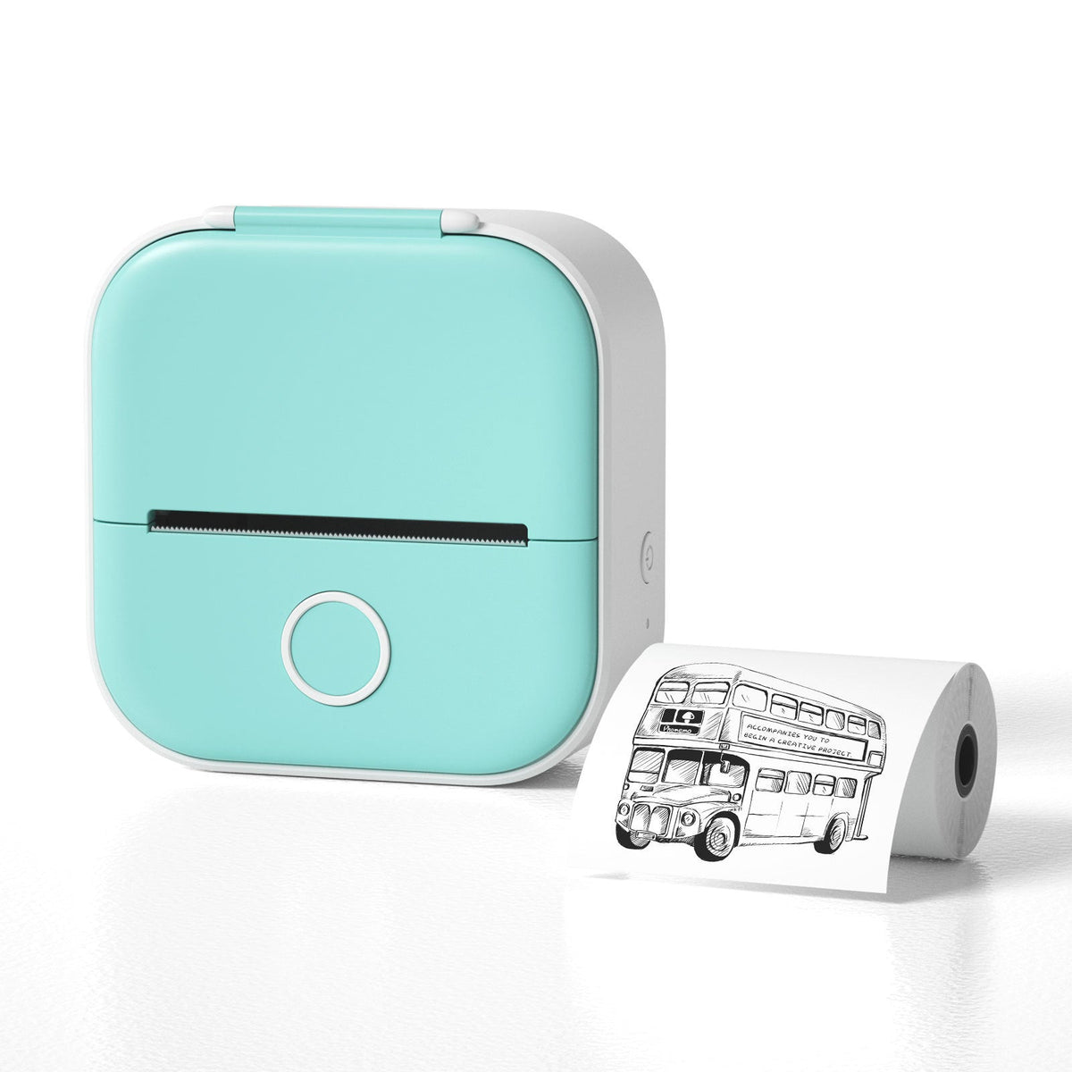 Portable Mini Thermal Label Printer, Bluetooth