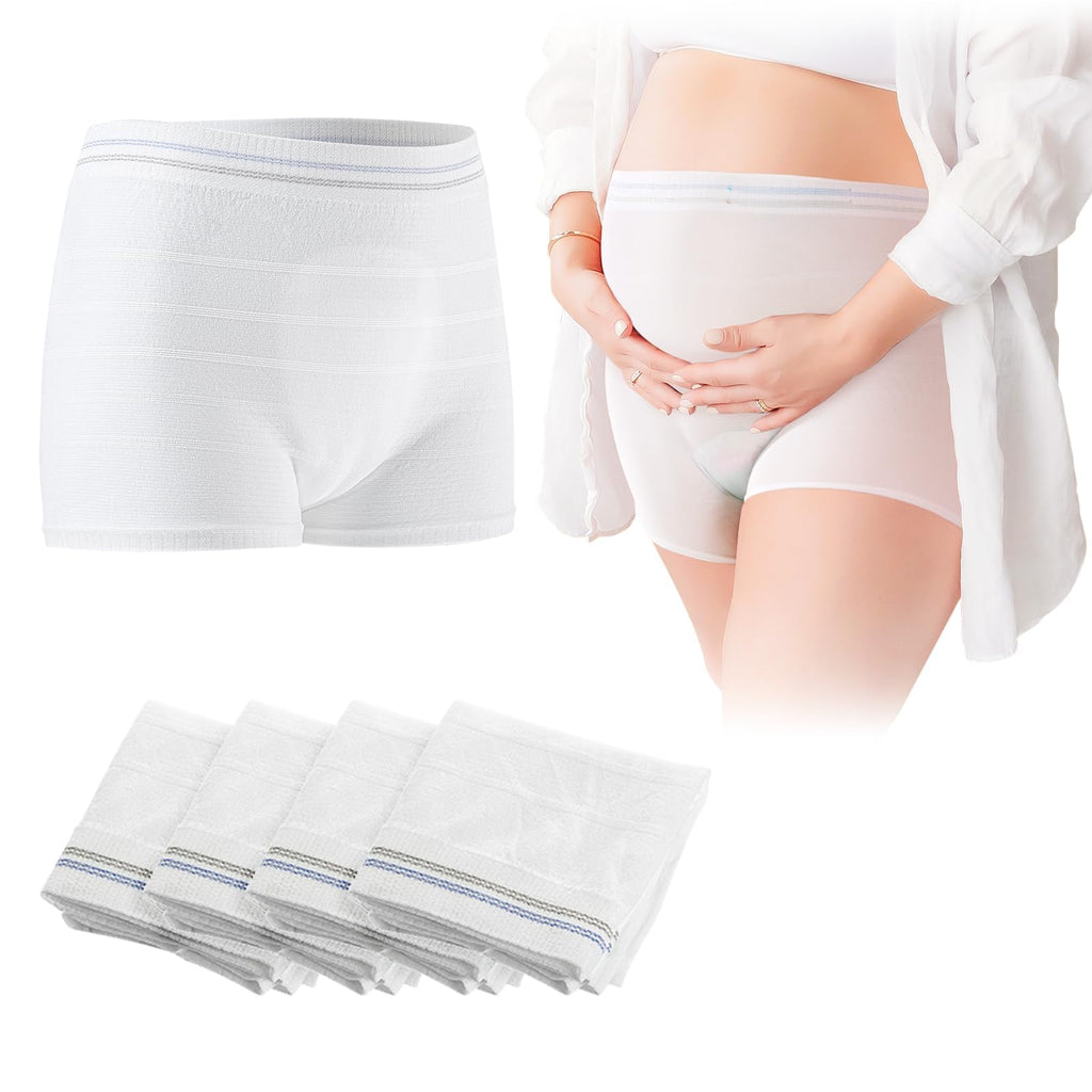 Women's High-Waist Mesh Underwear - 4 Pack, Breathable (Size 3XL)