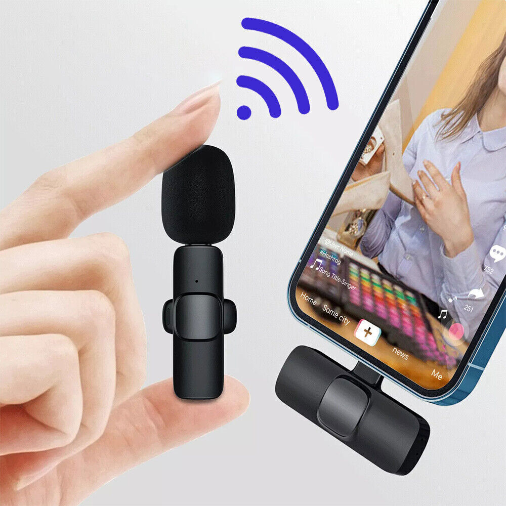 Wireless Lavalier Microphone for iPhone and Android