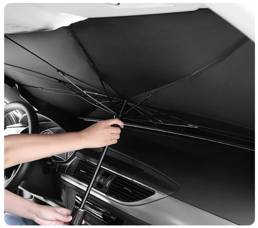 57" Umbrella Windshield Sun Shade - Foldable