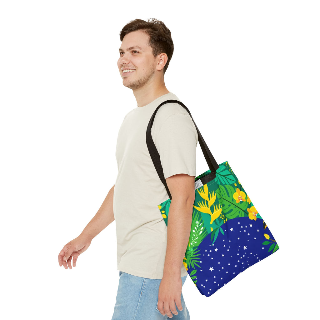 Brazil Tropical Globe Tote Bag
