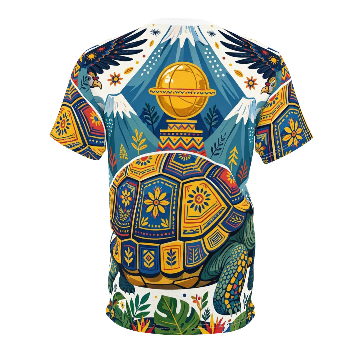 Ecuador Tortoise & Condor All-Over Print T-Shirt