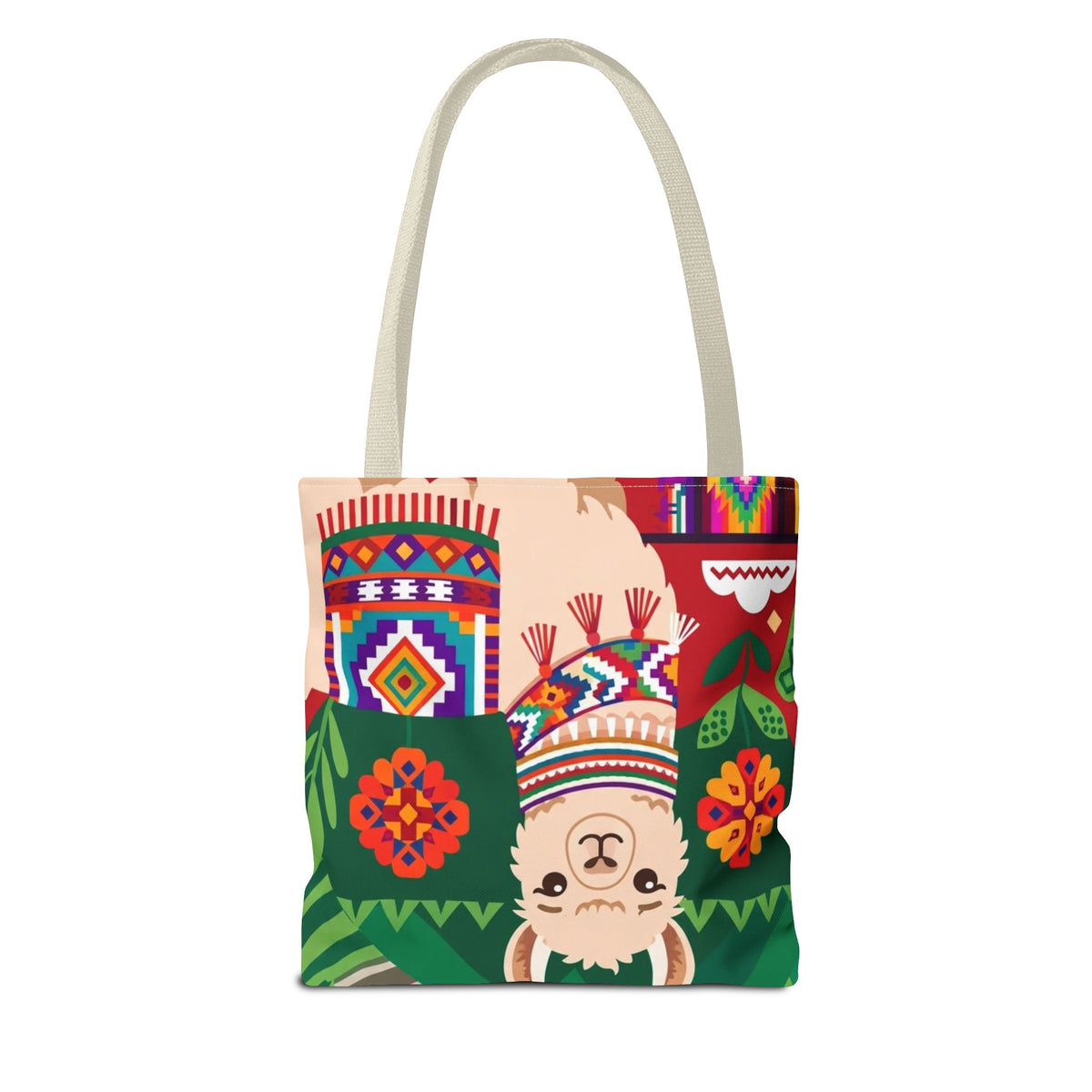 Peru Llama & Machu Picchu Tote Bag