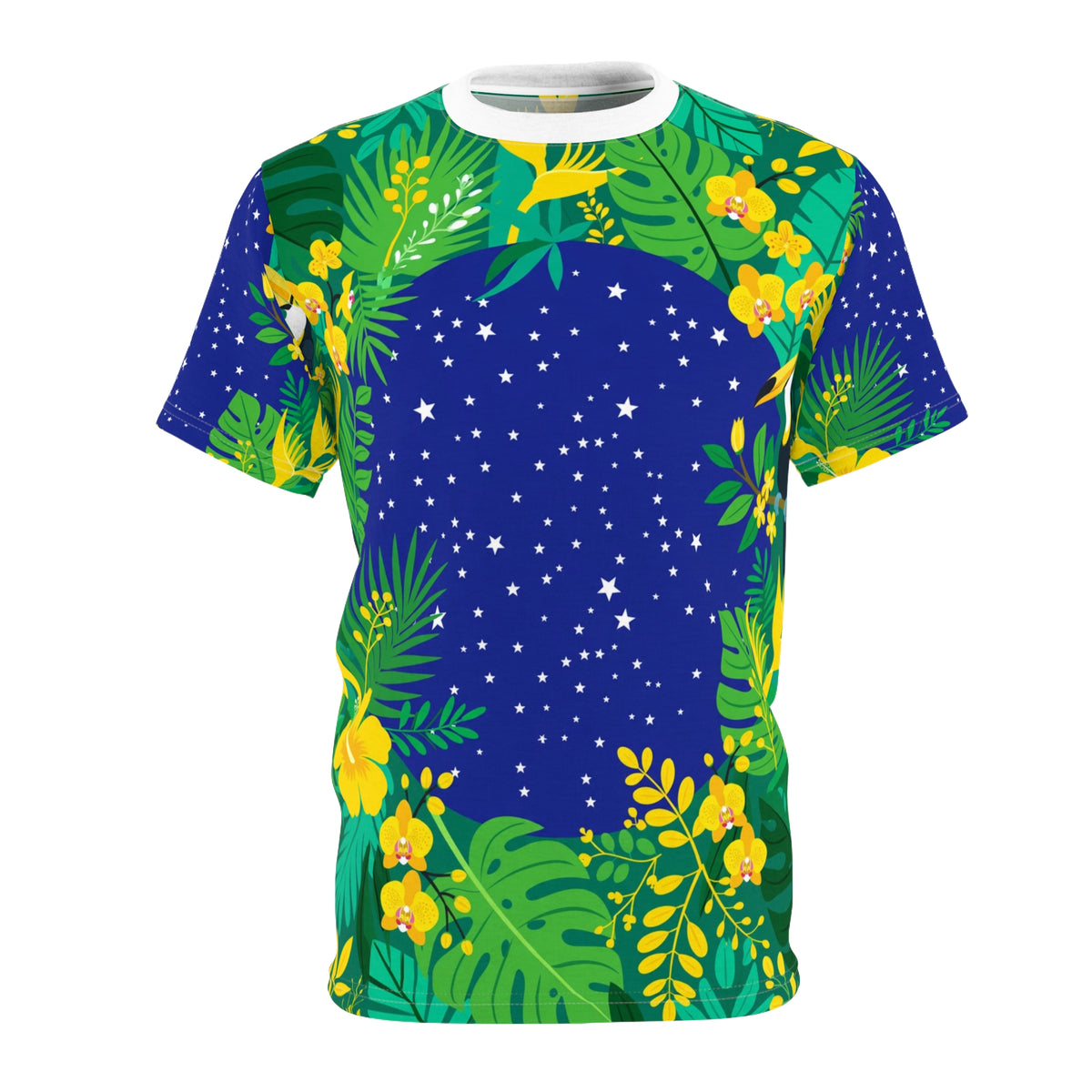 Brazil Tropical Globe All-Over Print T-Shirt