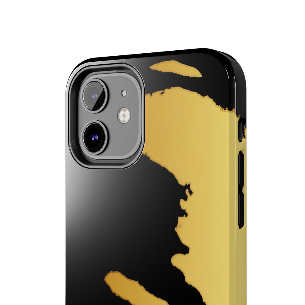 Haiti Gold Map Phone Case