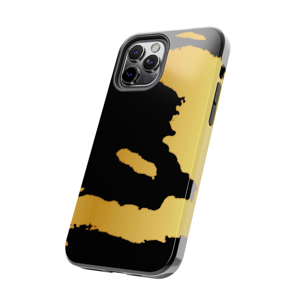 Haiti Gold Map Phone Case