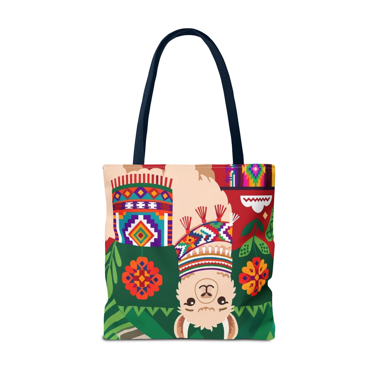 Peru Llama & Machu Picchu Tote Bag