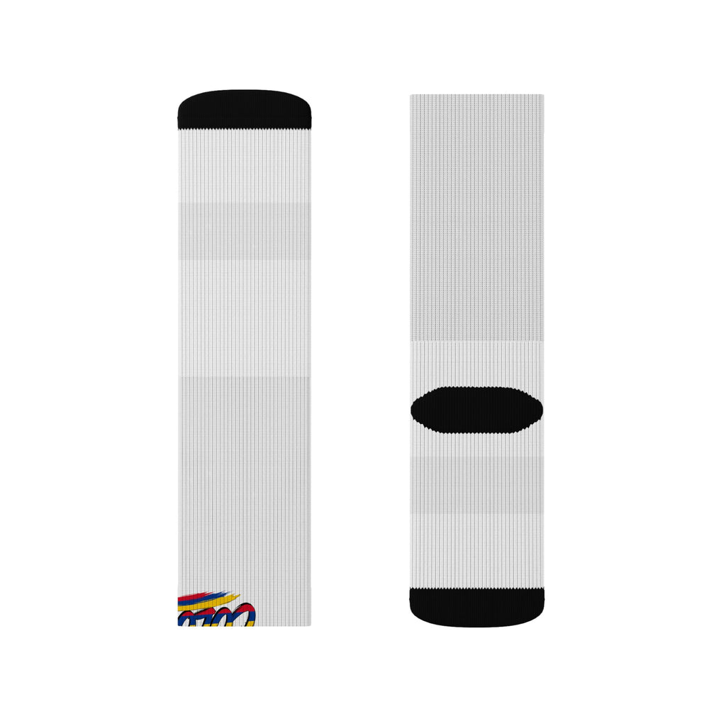 Colombia Wordmark Socks - White