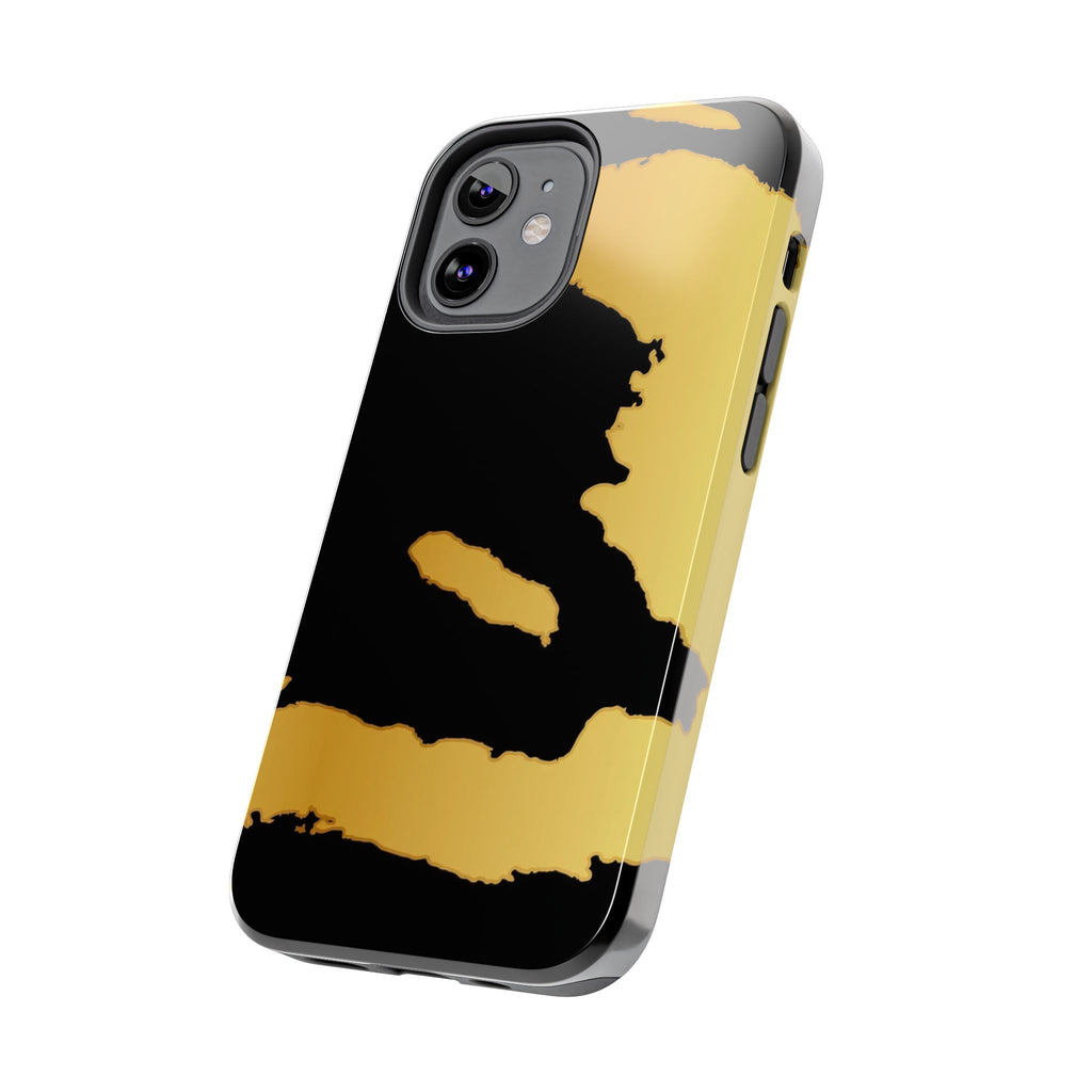 Haiti Gold Map Phone Case