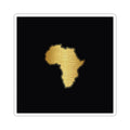 Gold Africa Map Kiss-Cut Sticker