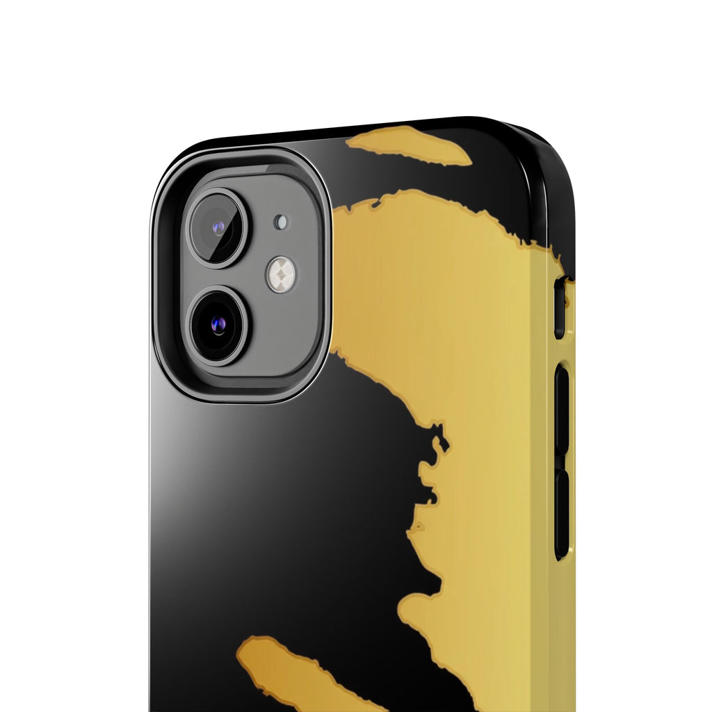 Haiti Gold Map Phone Case