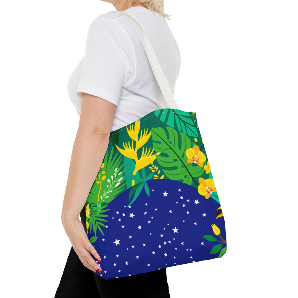 Brazil Tropical Globe Tote Bag