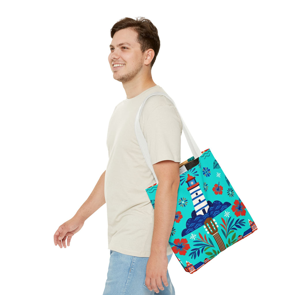 Dominican Republic Guitar & Maracas Tote Bag