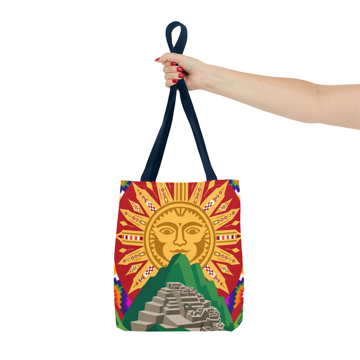 Peru Llama & Machu Picchu Tote Bag