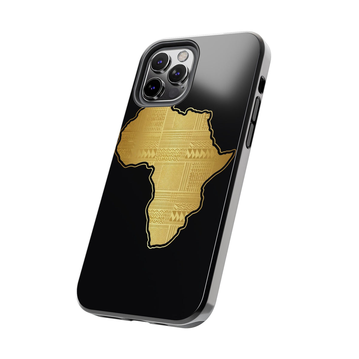 Africa Gold Map Phone Case