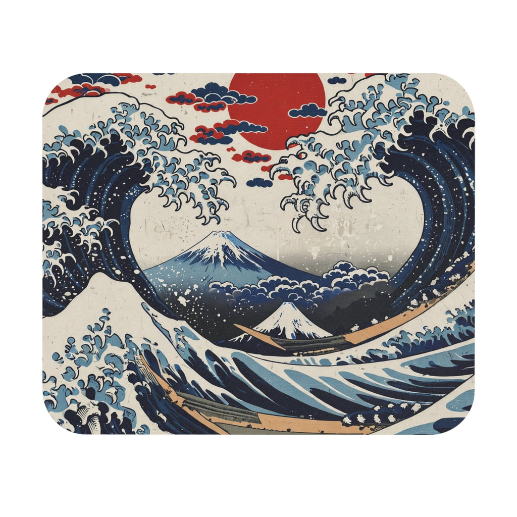 The Great Wave Off Kanagawa Japanese Art Mouse Pad