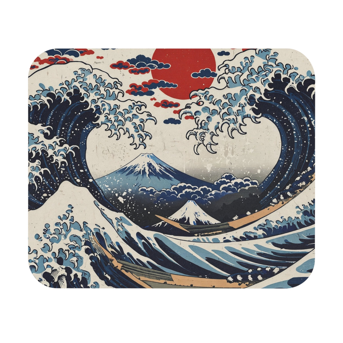 The Great Wave Off Kanagawa Japanese Art Mouse Pad