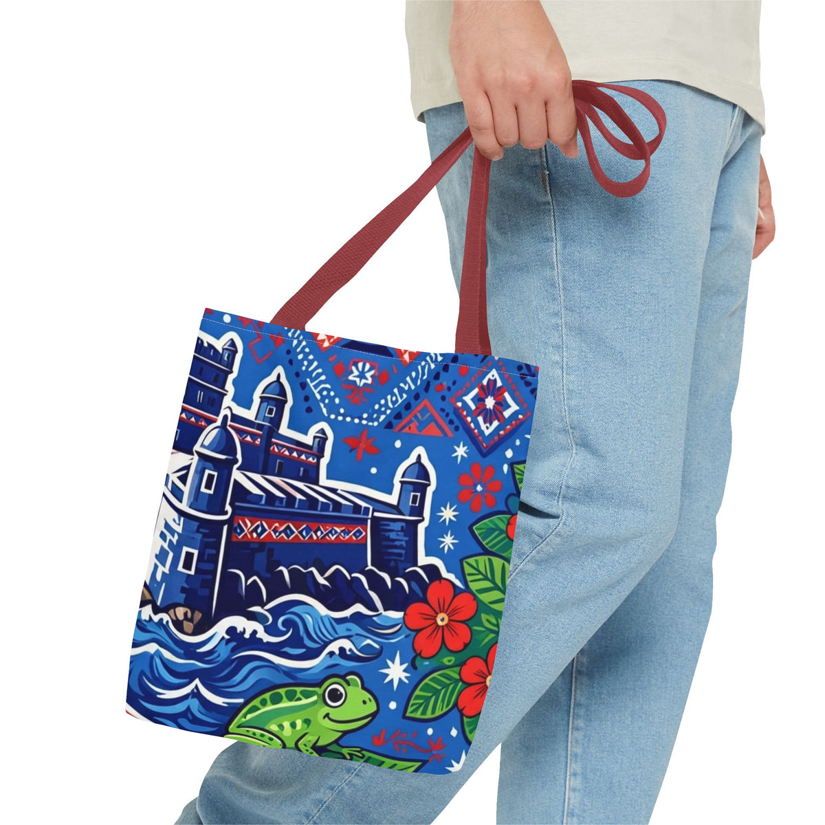Puerto Rico El Morro & Coquí Tote Bag
