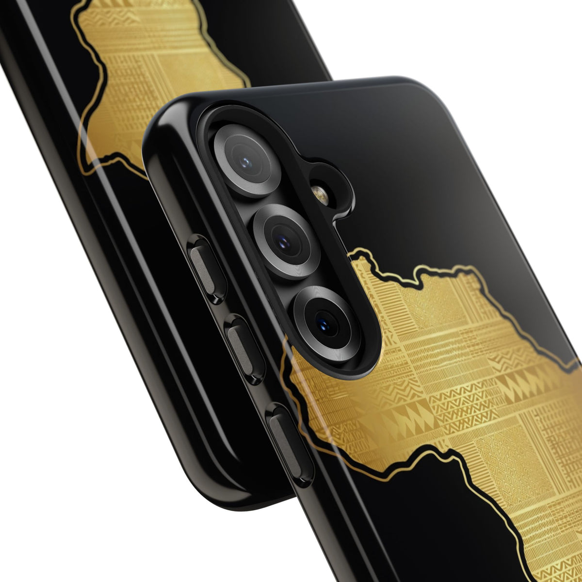 Africa Gold Map Phone Case