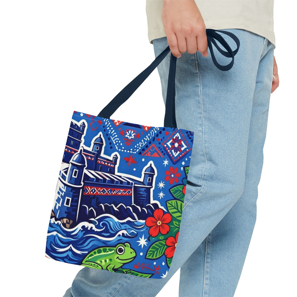 Puerto Rico El Morro & Coquí Tote Bag