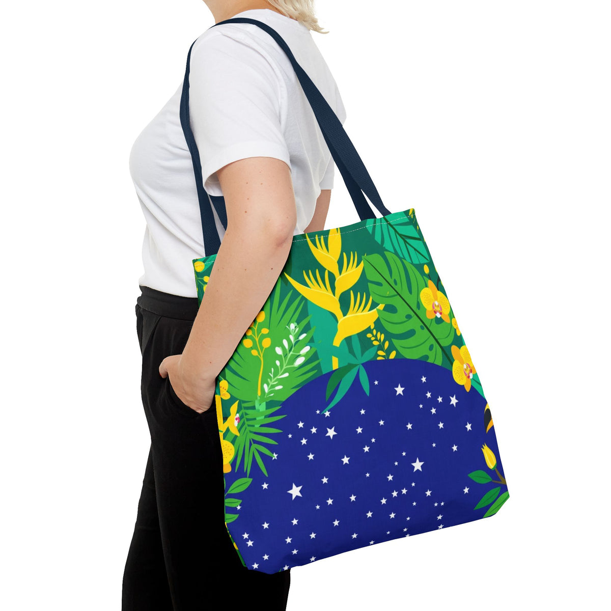 Brazil Tropical Globe Tote Bag