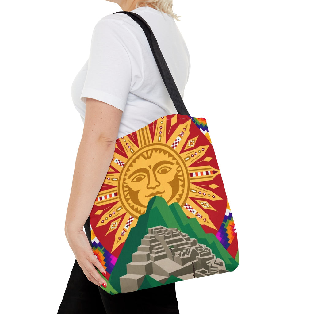 Peru Llama & Machu Picchu Tote Bag