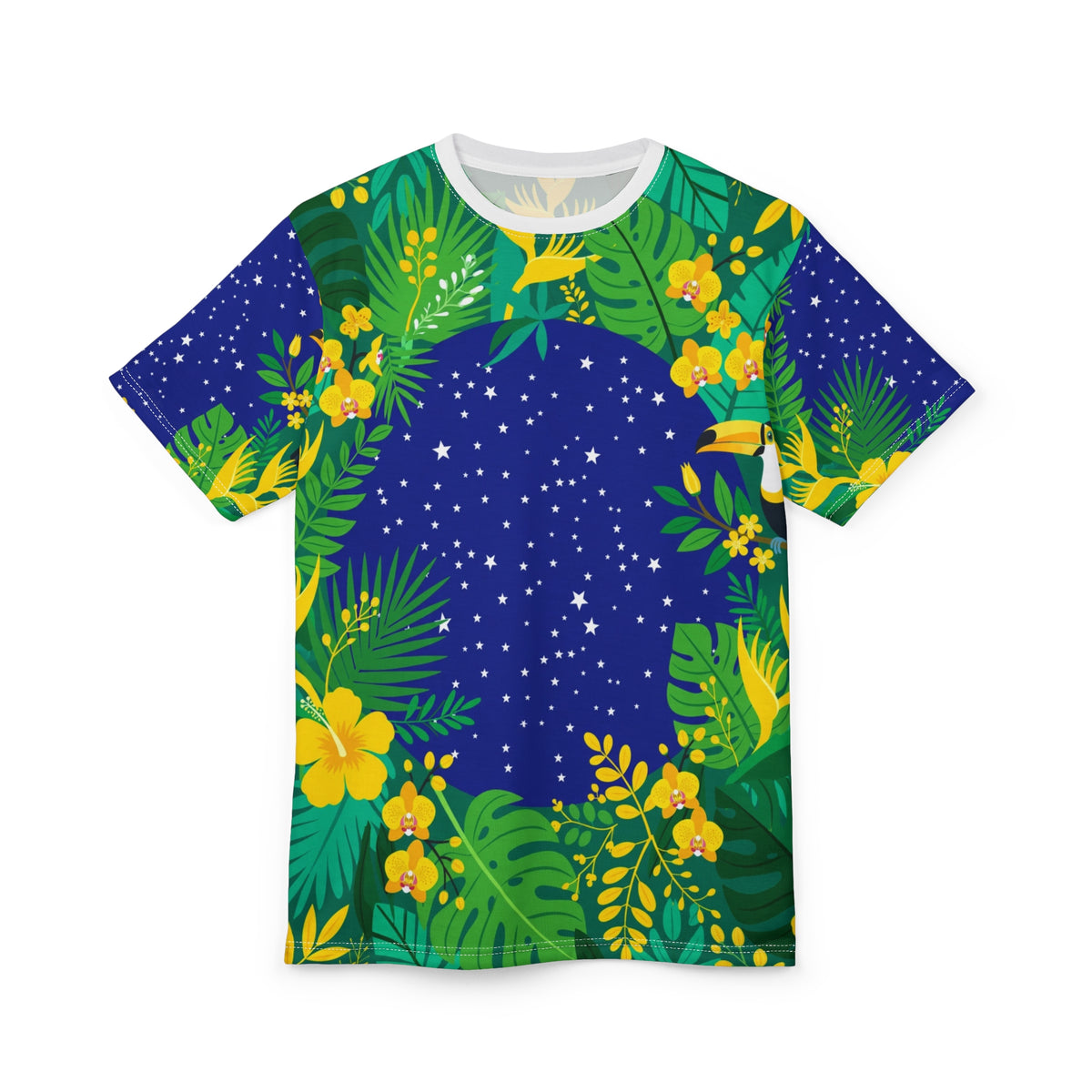 Brazil Tropical Globe All-Over Print T-Shirt