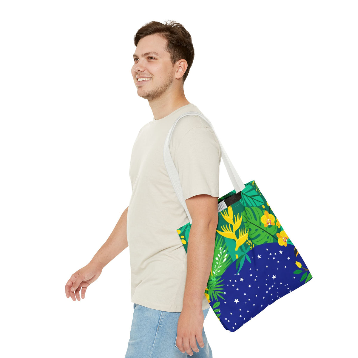 Brazil Tropical Globe Tote Bag