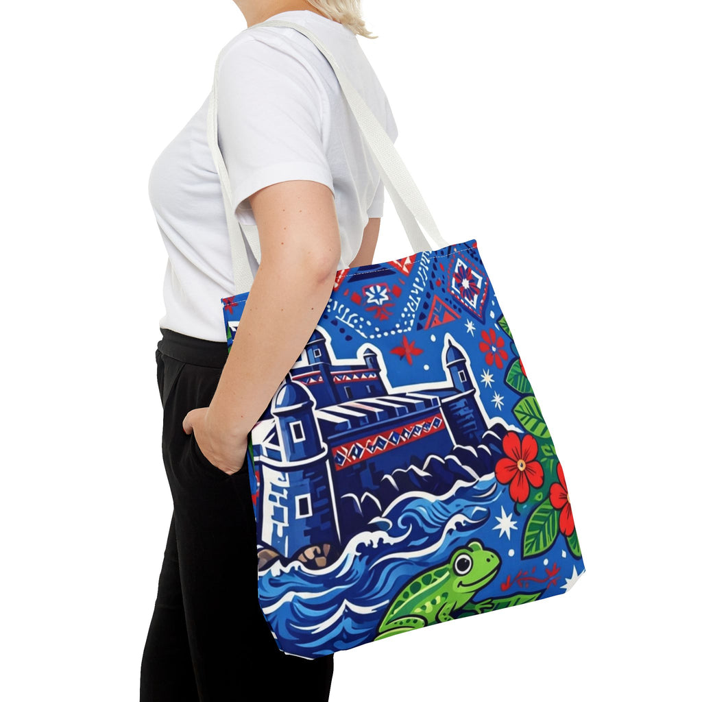 Puerto Rico El Morro & Coquí Tote Bag