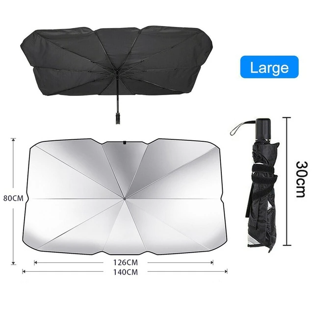 57" Umbrella Windshield Sun Shade - Foldable