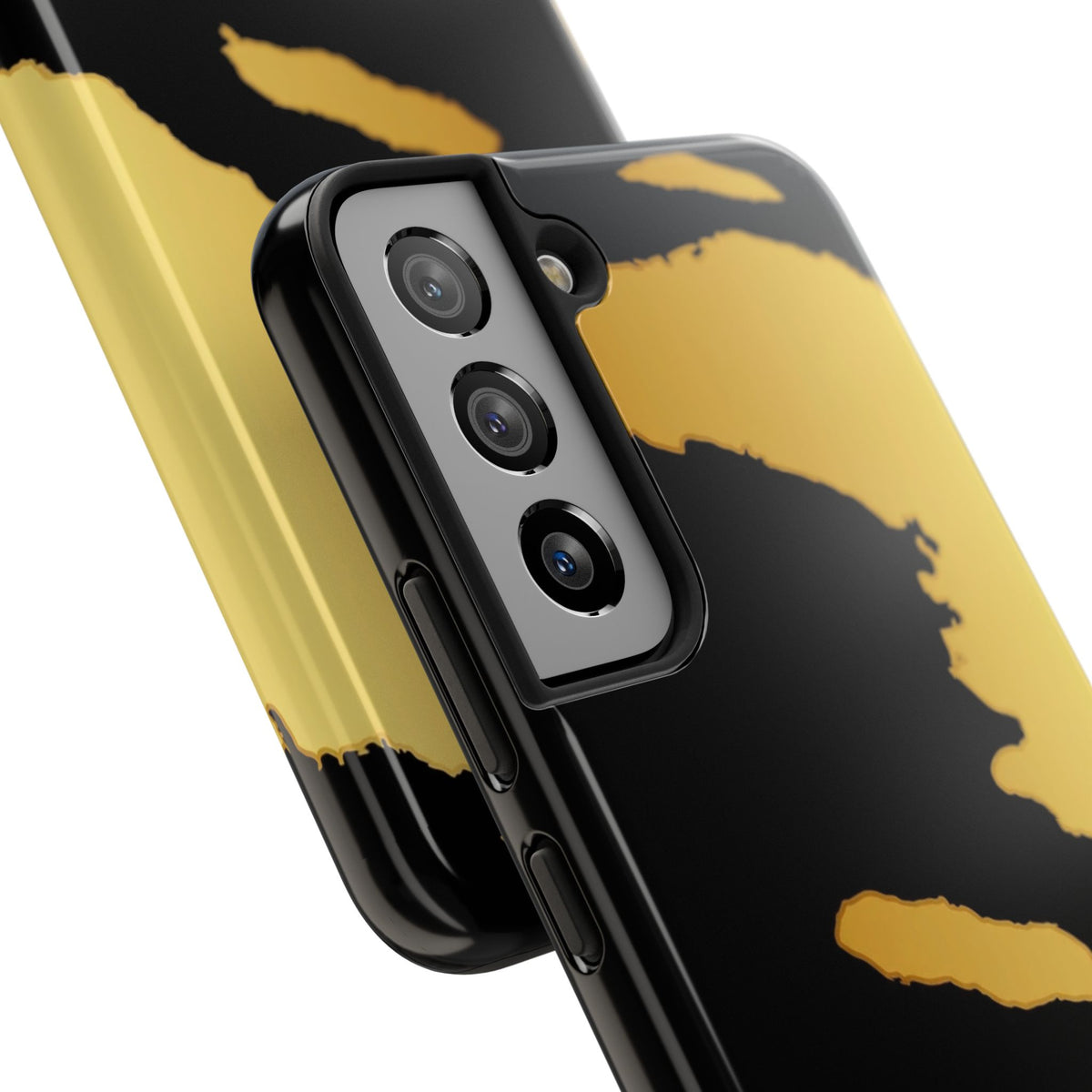 Haiti Gold Map Phone Case