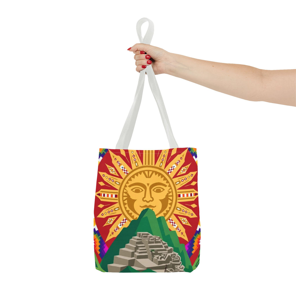 Peru Llama & Machu Picchu Tote Bag