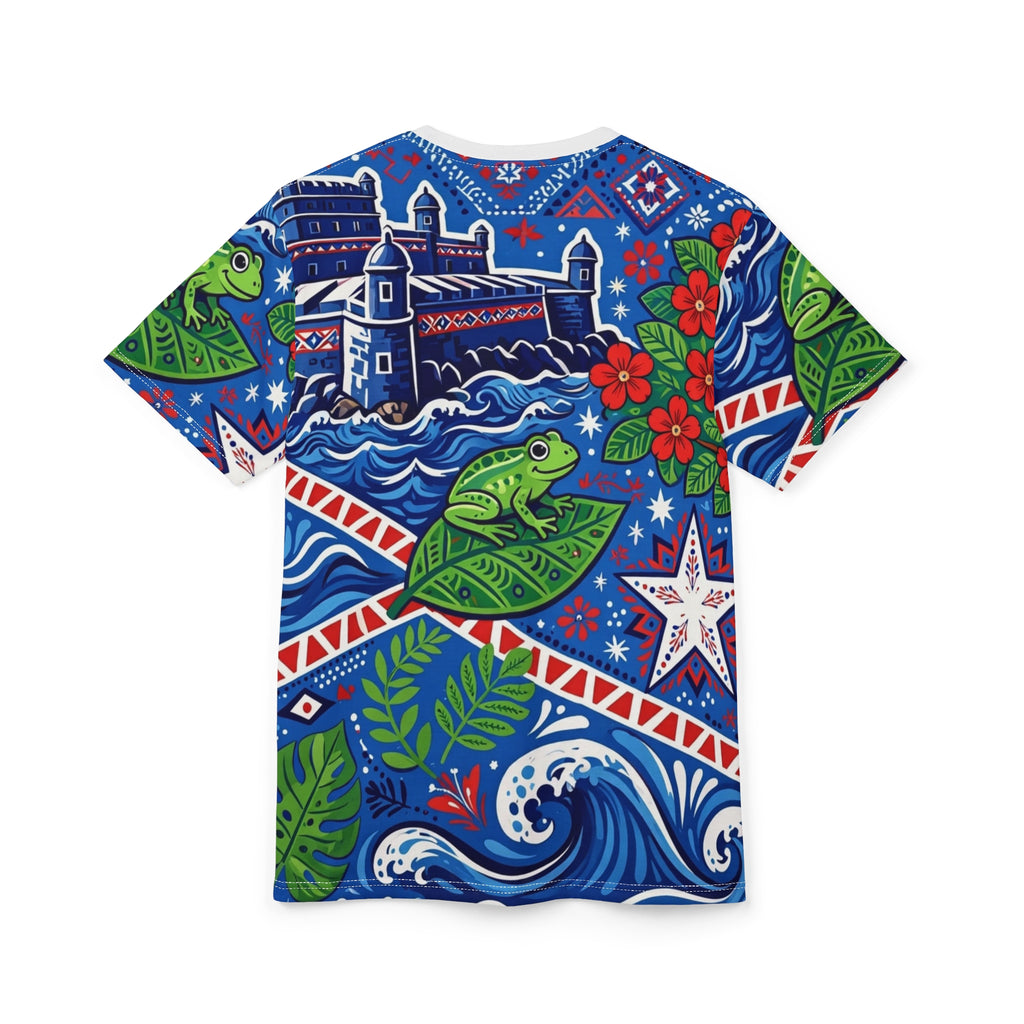 Puerto Rico El Morro & Coquí All-Over Print T-Shirt