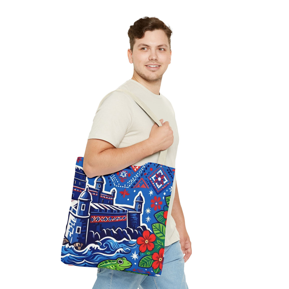Puerto Rico El Morro & Coquí Tote Bag