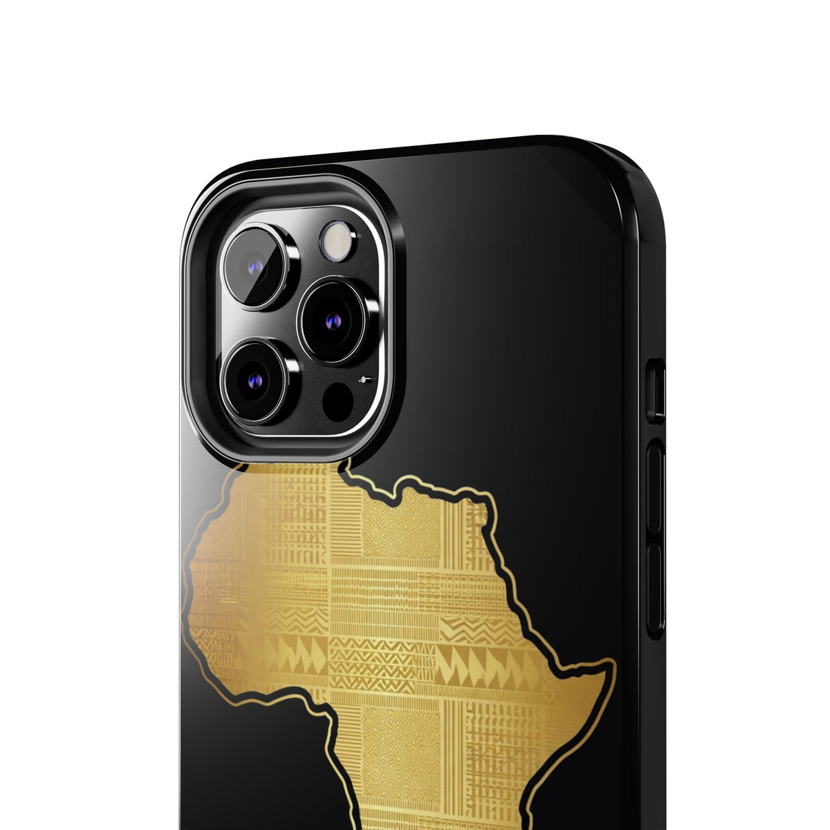 Africa Gold Map Phone Case
