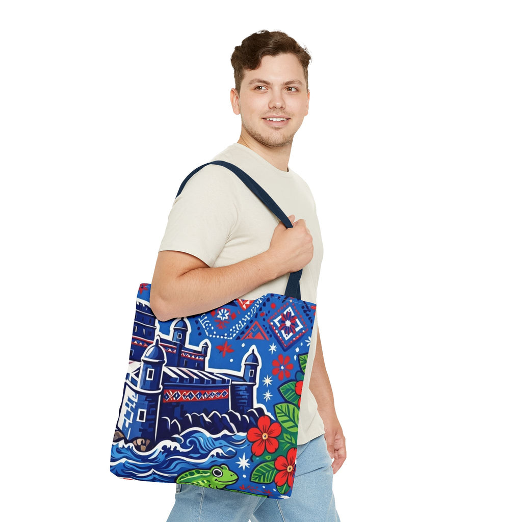 Puerto Rico El Morro & Coquí Tote Bag
