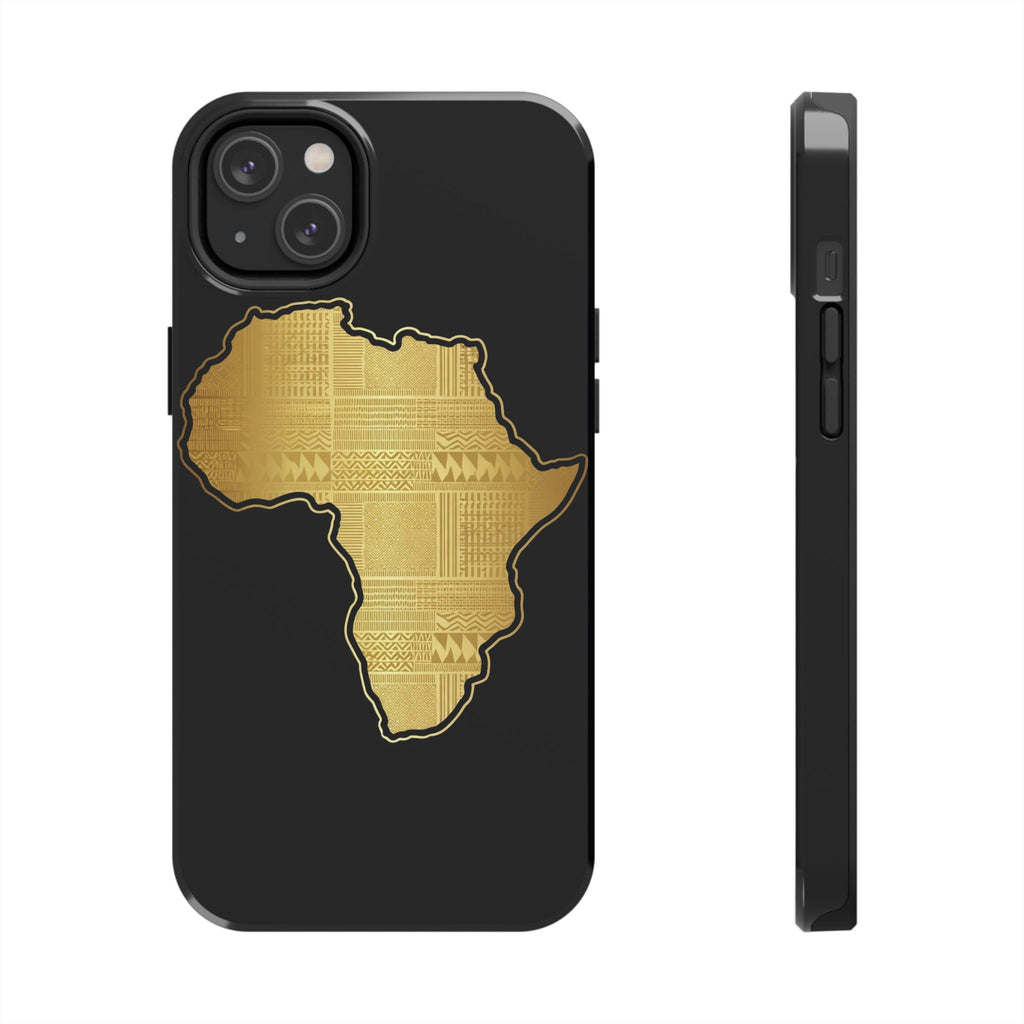 Africa Gold Map Phone Case