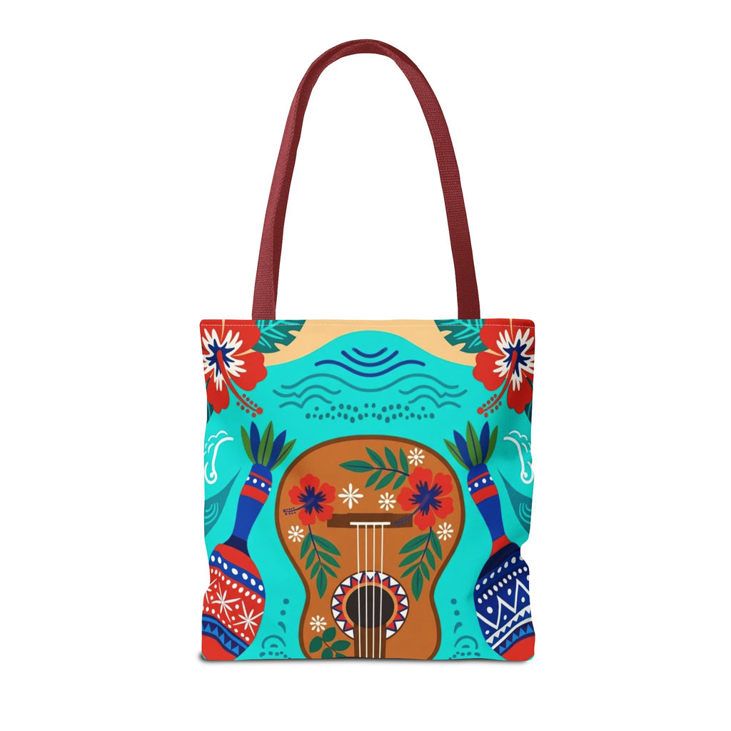Dominican Republic Guitar & Maracas Tote Bag