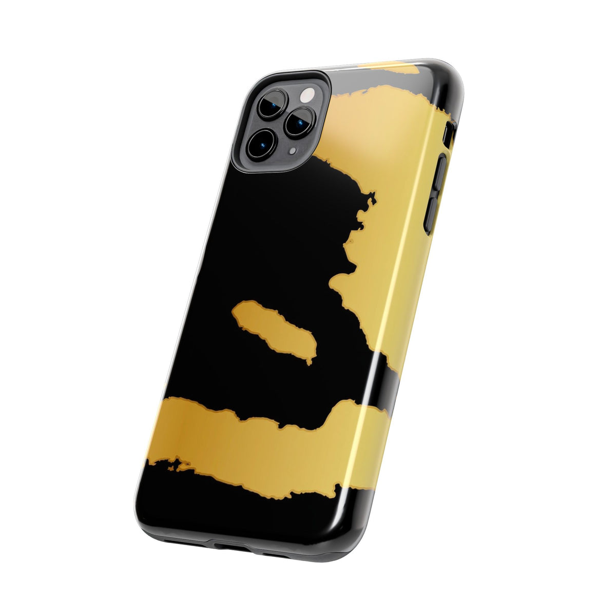 Haiti Gold Map Phone Case