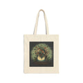 Static Bloom | Canvas Tote Bag