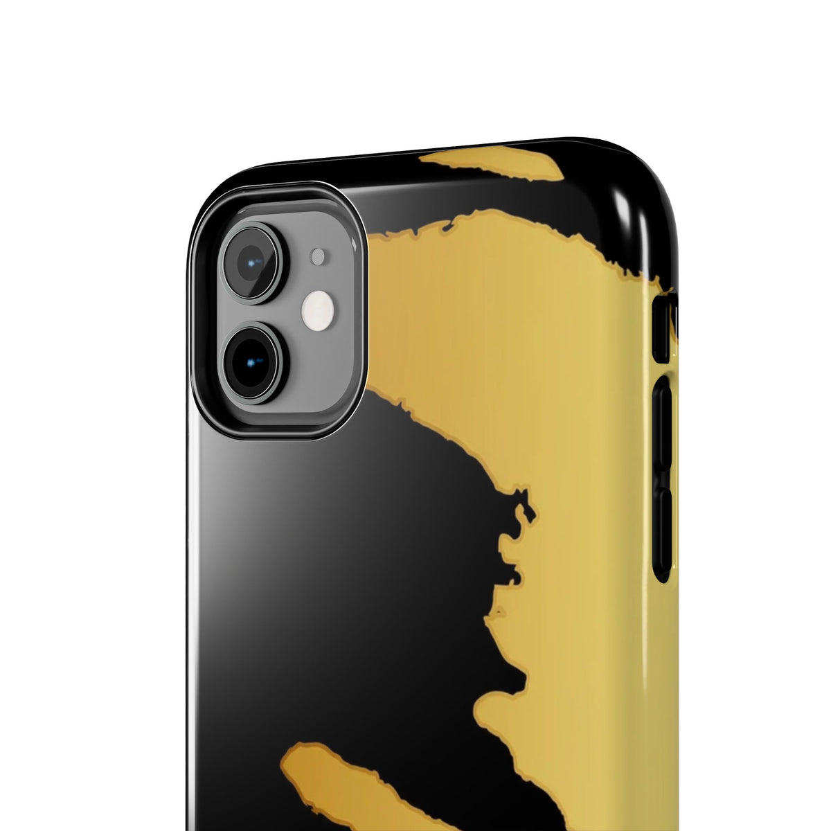 Haiti Gold Map Phone Case