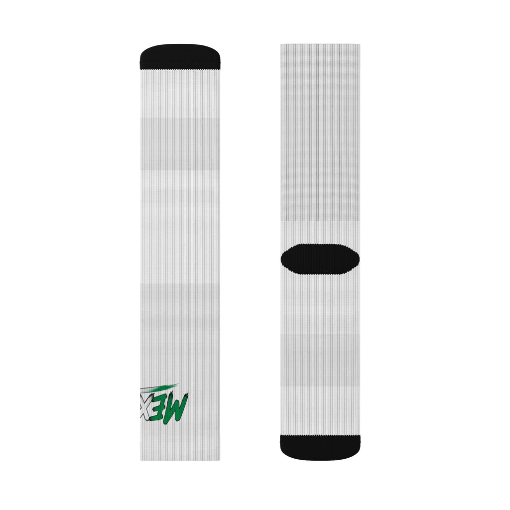 Mexico Wordmark Socks - White