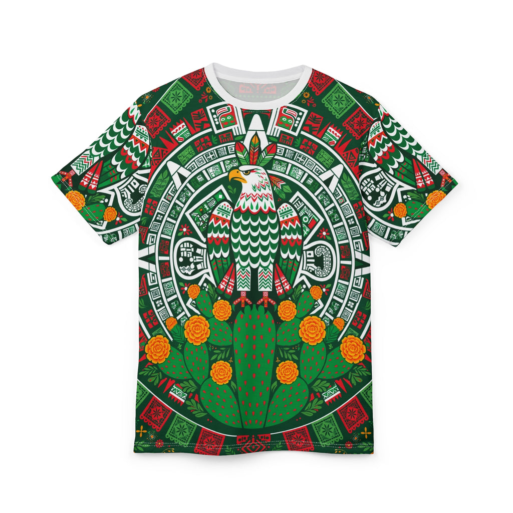 Mexico Aztec Sun All-Over Print T-Shirt