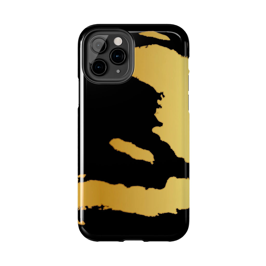 Haiti Gold Map Phone Case