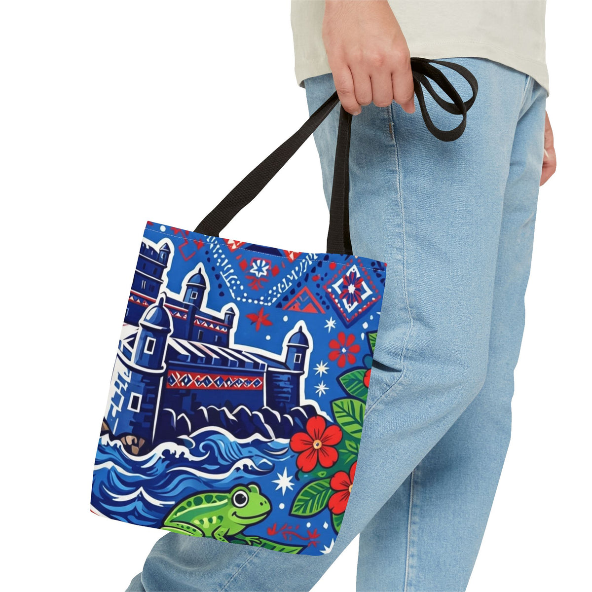 Puerto Rico El Morro & Coquí Tote Bag